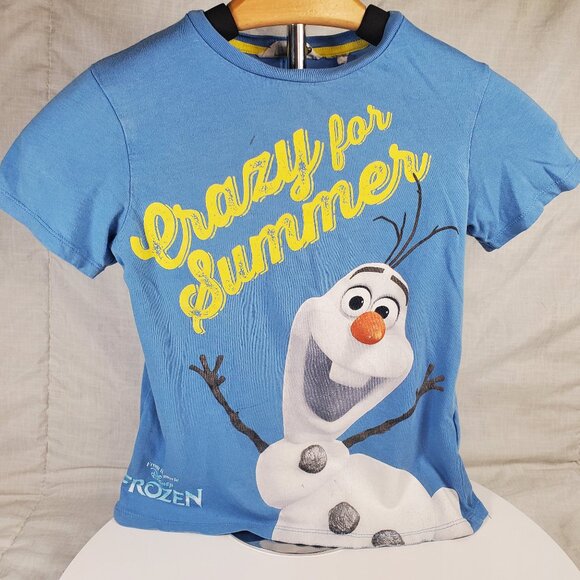 Disney Frozen Olaf T shirt Kids Size 6-8Y - Picture 1 of 4